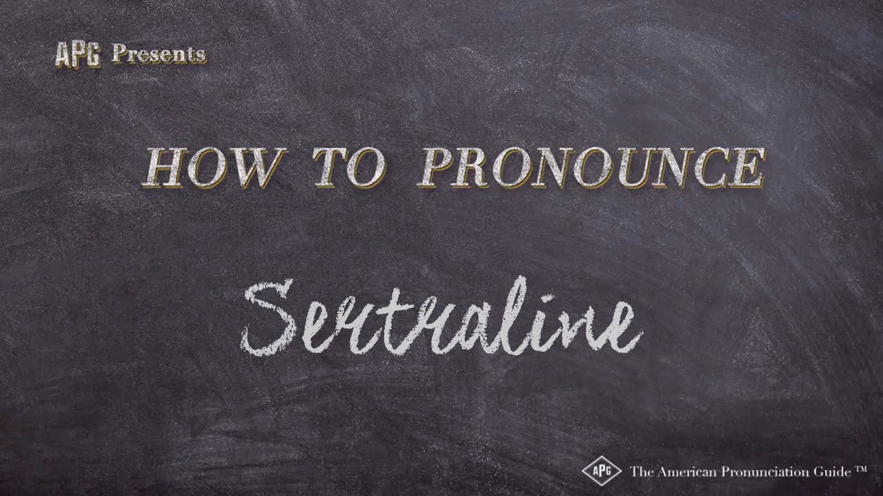 How to Pronounce Sertraline (Real Life Examples!)