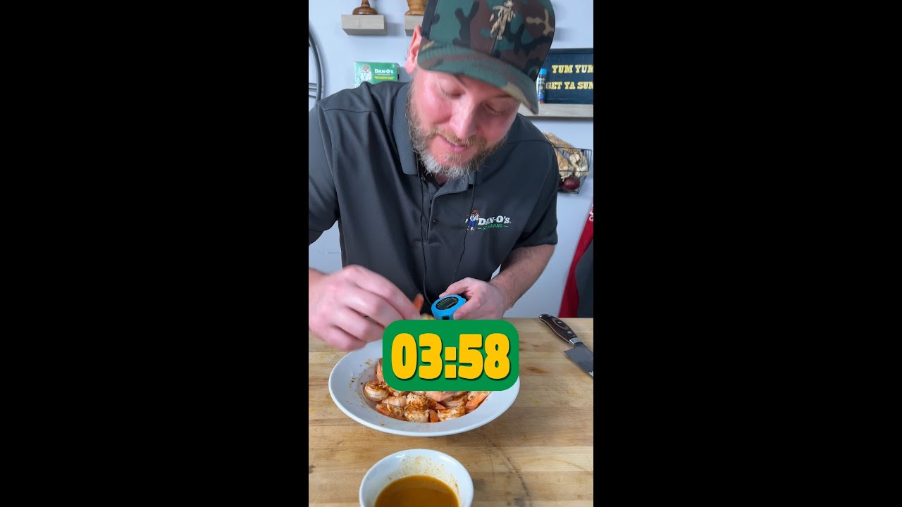 4 Minute Boiled Shrimp!