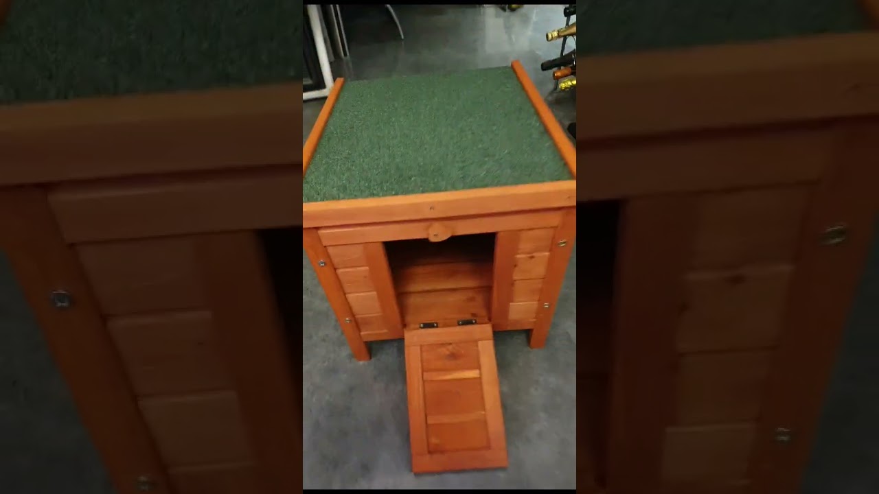 Ultimate Mini Pet House (Wooden Hideaway For Cats, Dogs, Rabbits, Guinea Pigs)