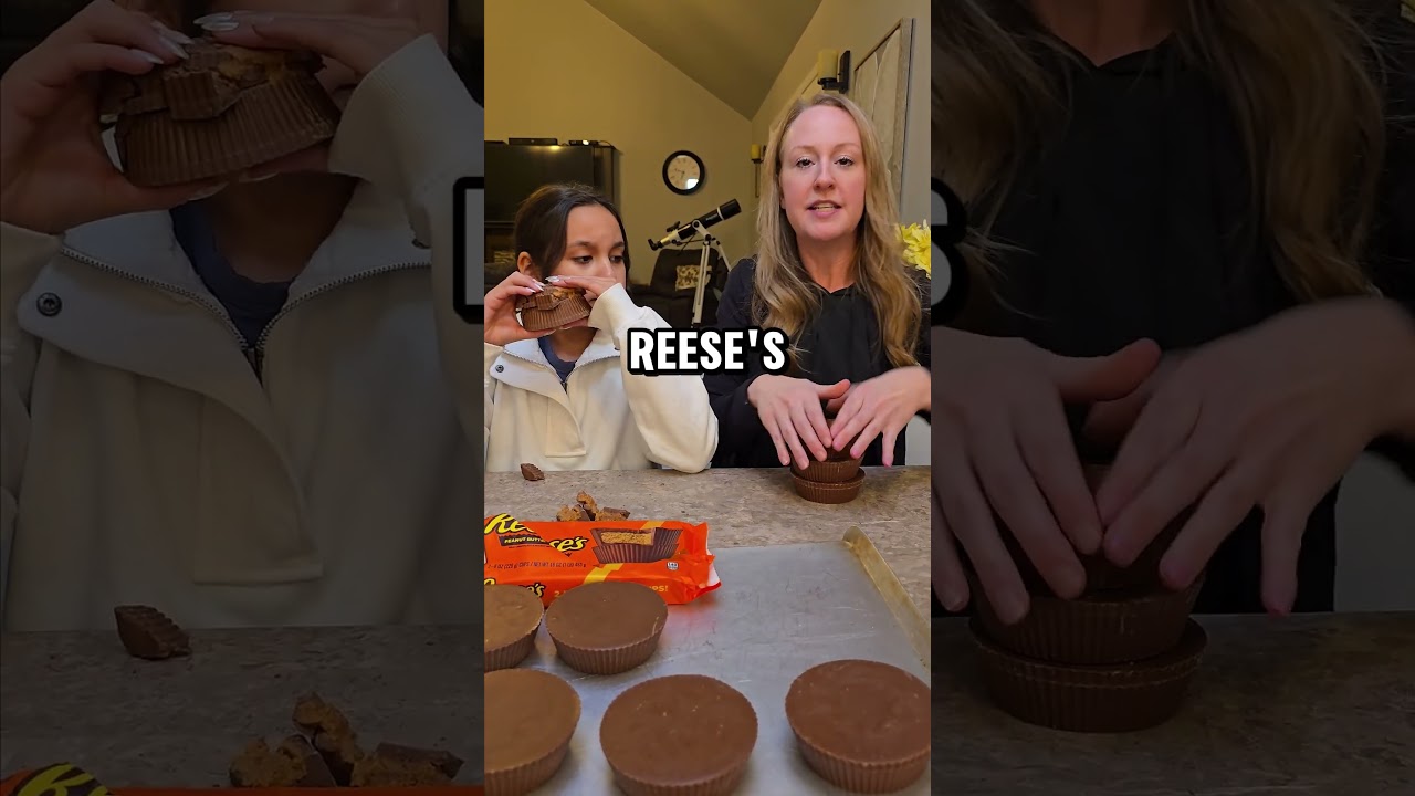 World Record Resses Peanut Butter Cup #shorts #short #funny #food #youtubeshorts #trending #bigback