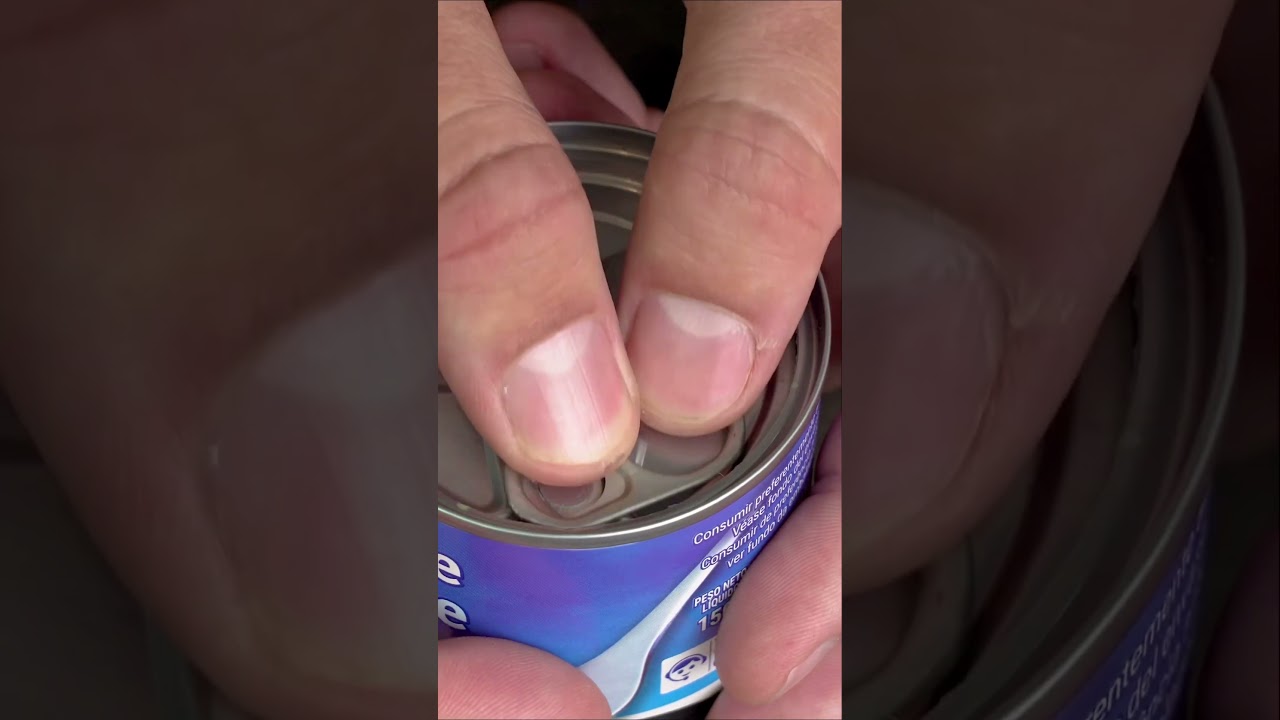 Simple trick to store canned food