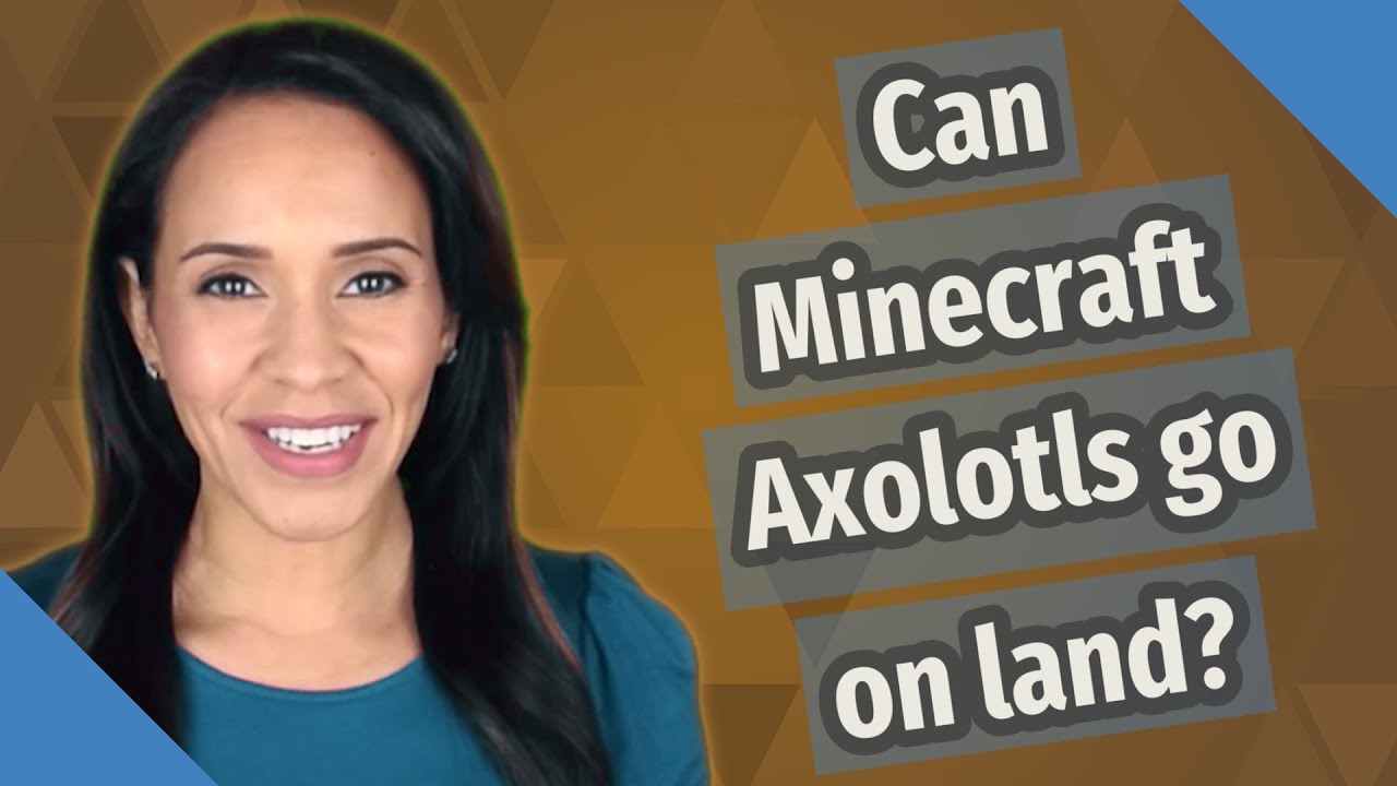 Can Minecraft Axolotls go on land?