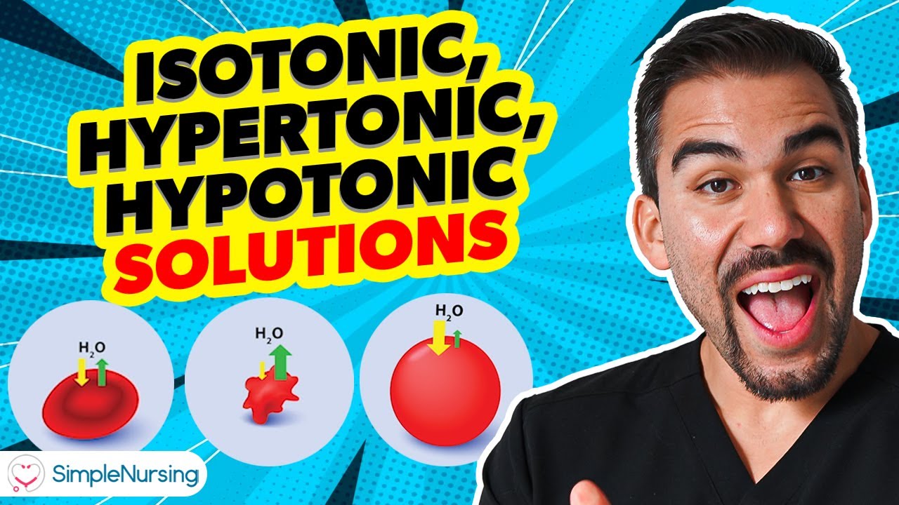 Fluid & Hormones | IV Fluids (Isotonic, Hypotonic, & Hypertonic)