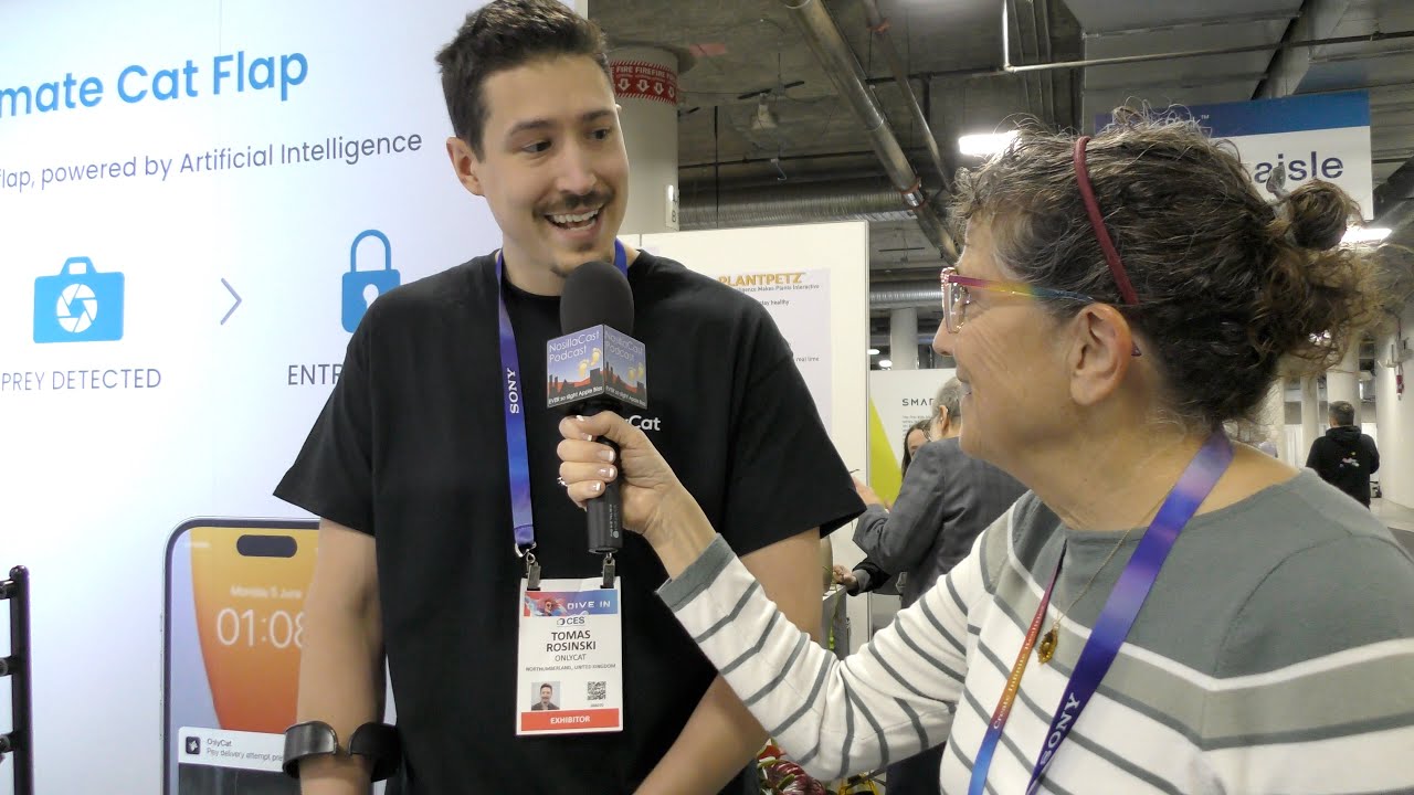 CES 2025: OnlyCat AI Cat Flap with Prey Detection