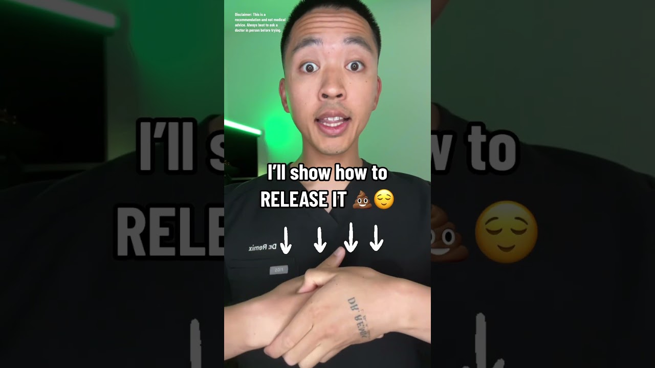 How to stop constipation 😳💩😌 (❌ Don’t do if pregnant 🤰)