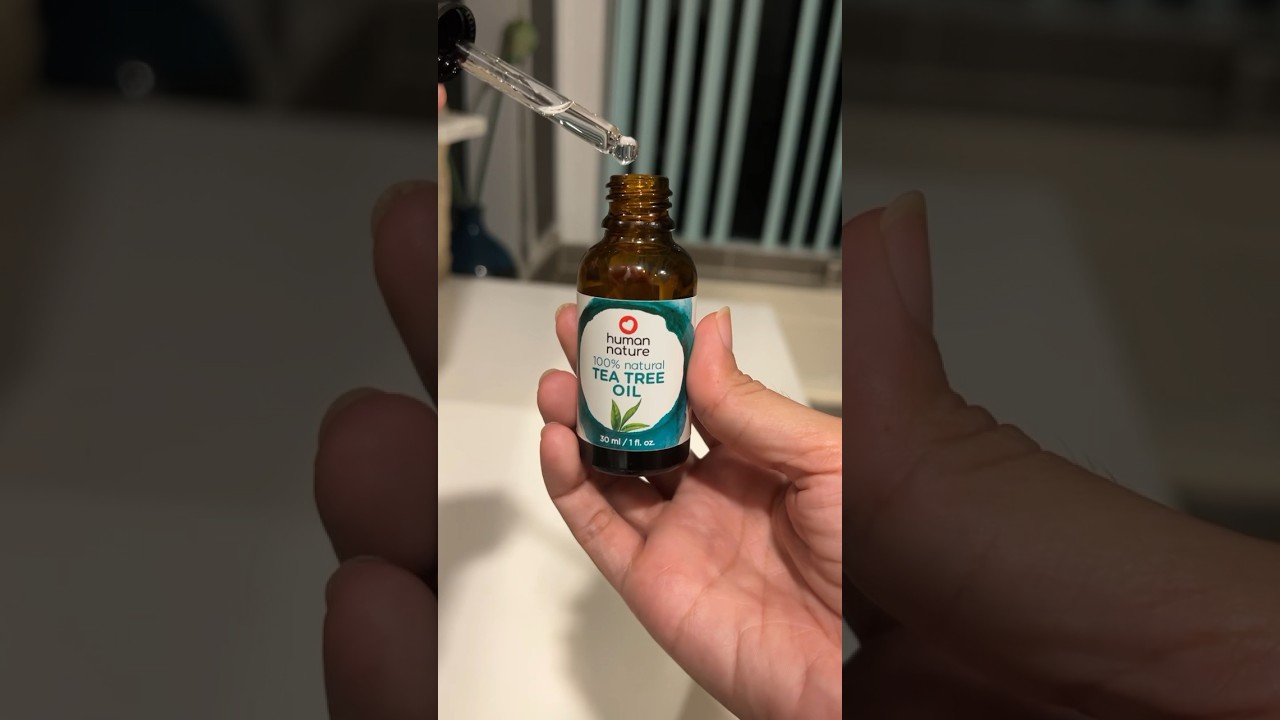 Itchy dandruff? Use tree oil from Human Nature #humannature #teatreeoil #haircare #natural #haircare
