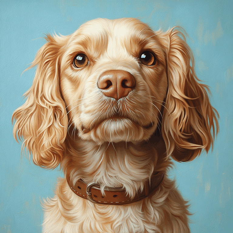 blonde cocker spaniel