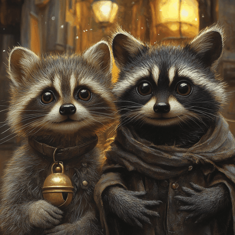 Raccoon And Cat Are They Unlikely Friends Or Foes