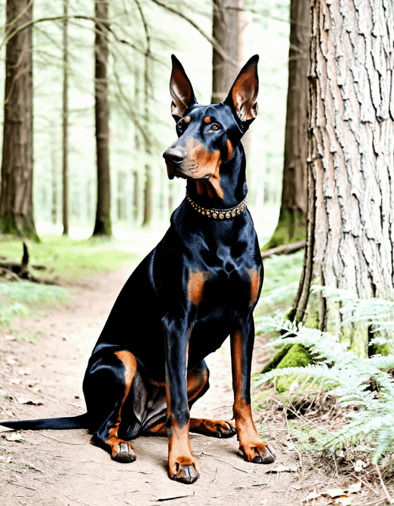 doberman ears uncropped