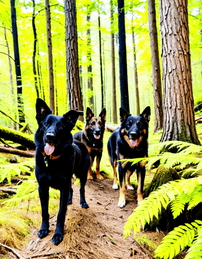 dogs that are black and brown