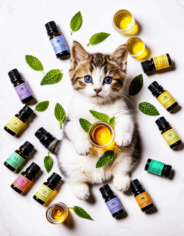 is peppermint oil harmful to cats