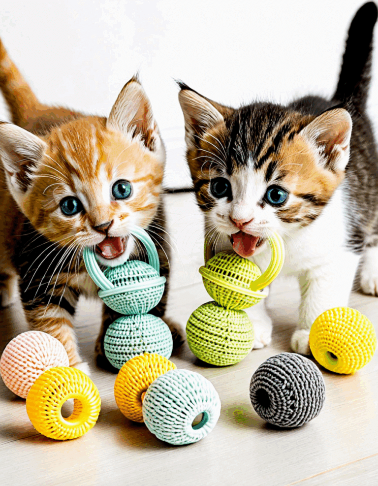 kitten teething toys