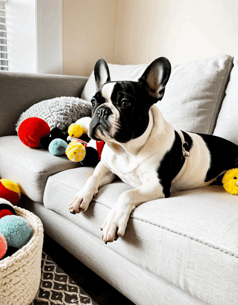 pied french bulldog
