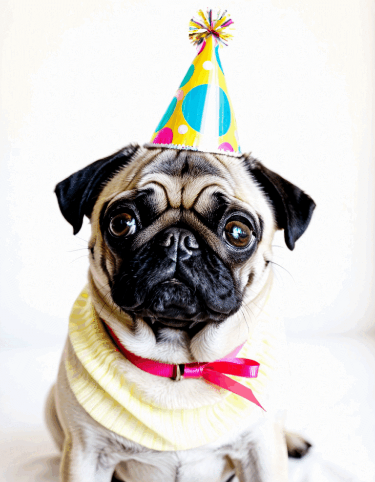 pug eyes popped out
