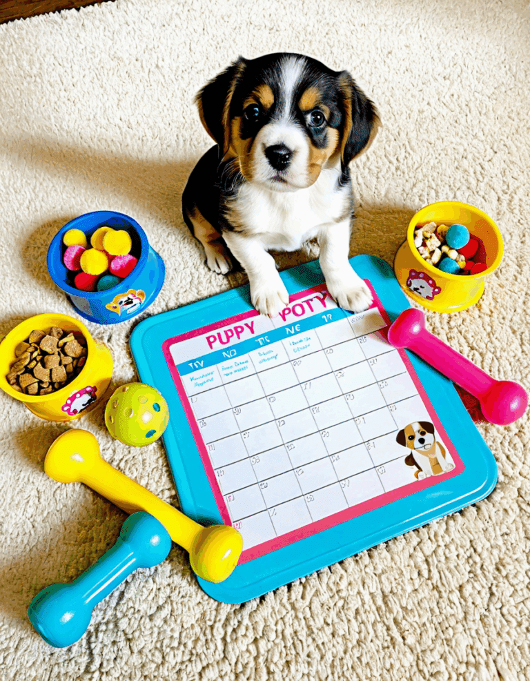 puppy potty schedule