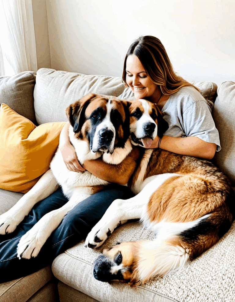 saint bernard shepherd mix