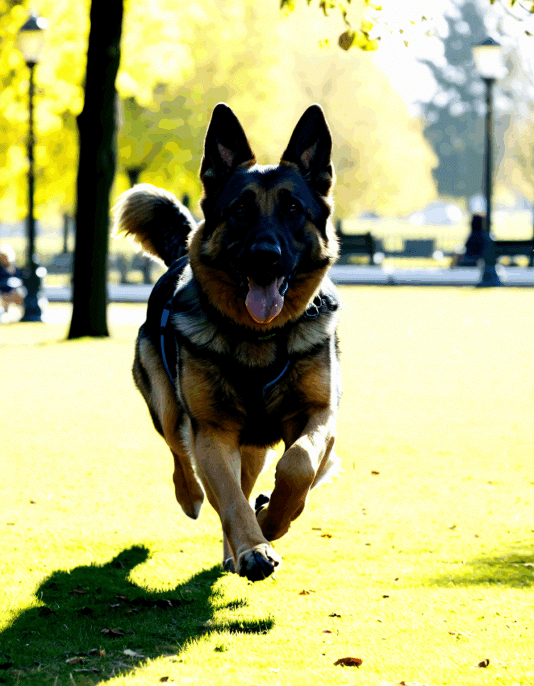 short haired gsd
