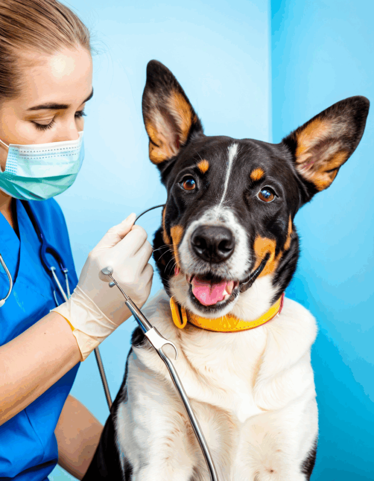 treating a hematoma on a dog's ear