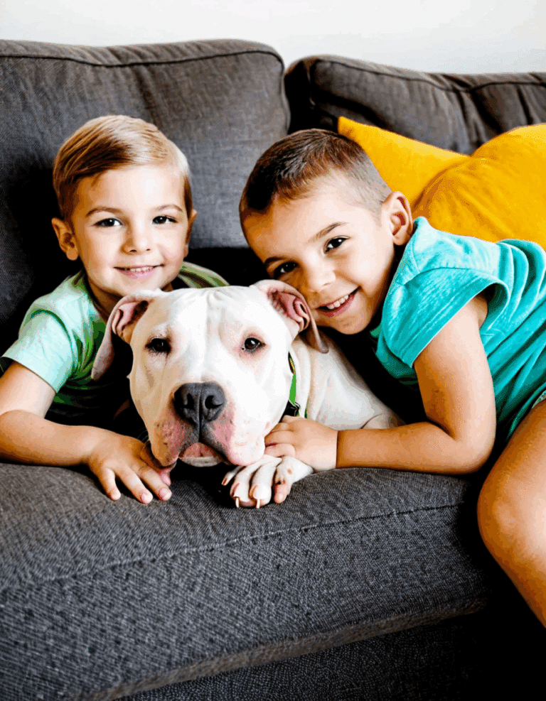 are pitbulls good with kids