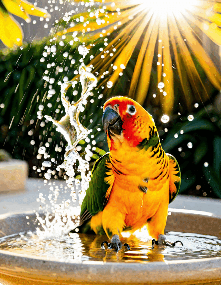 bird sun conure
