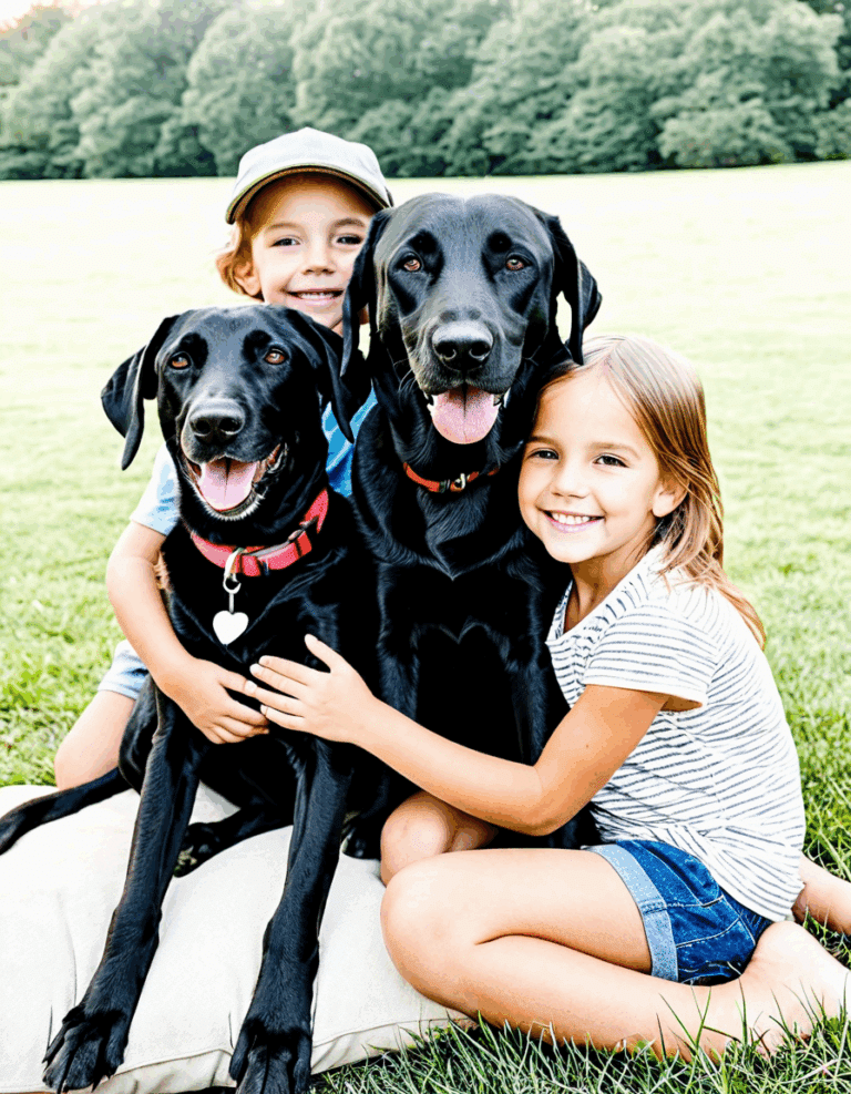 black lab mixed with hound