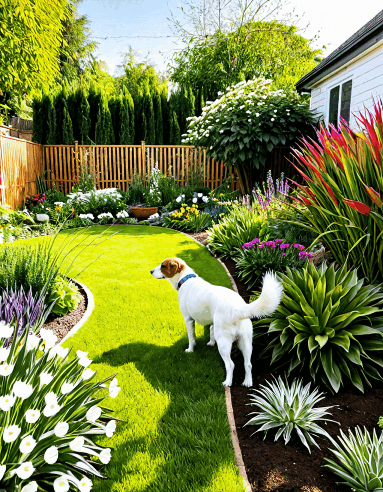 brown white dog