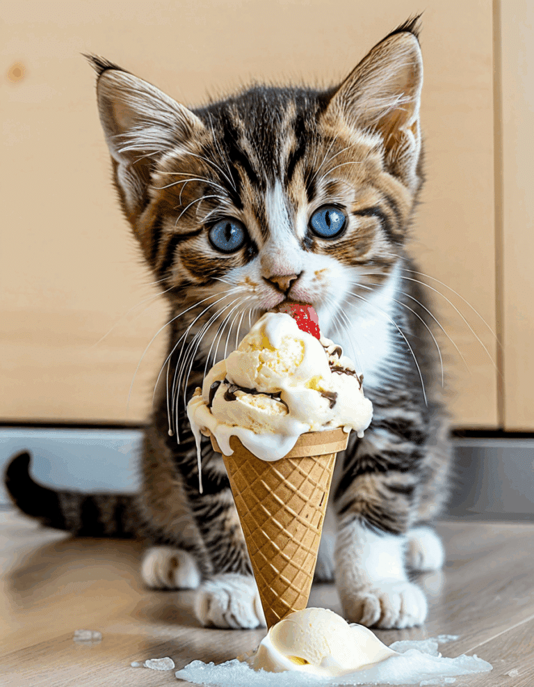 cat can eat ice cream