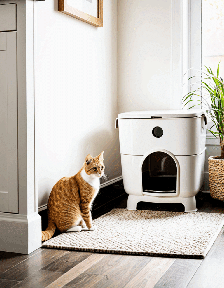 cat urinating beside litter box