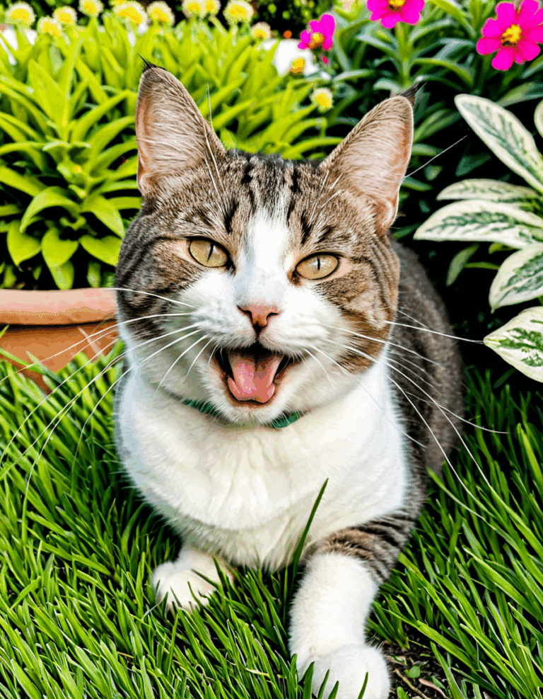 cat winking