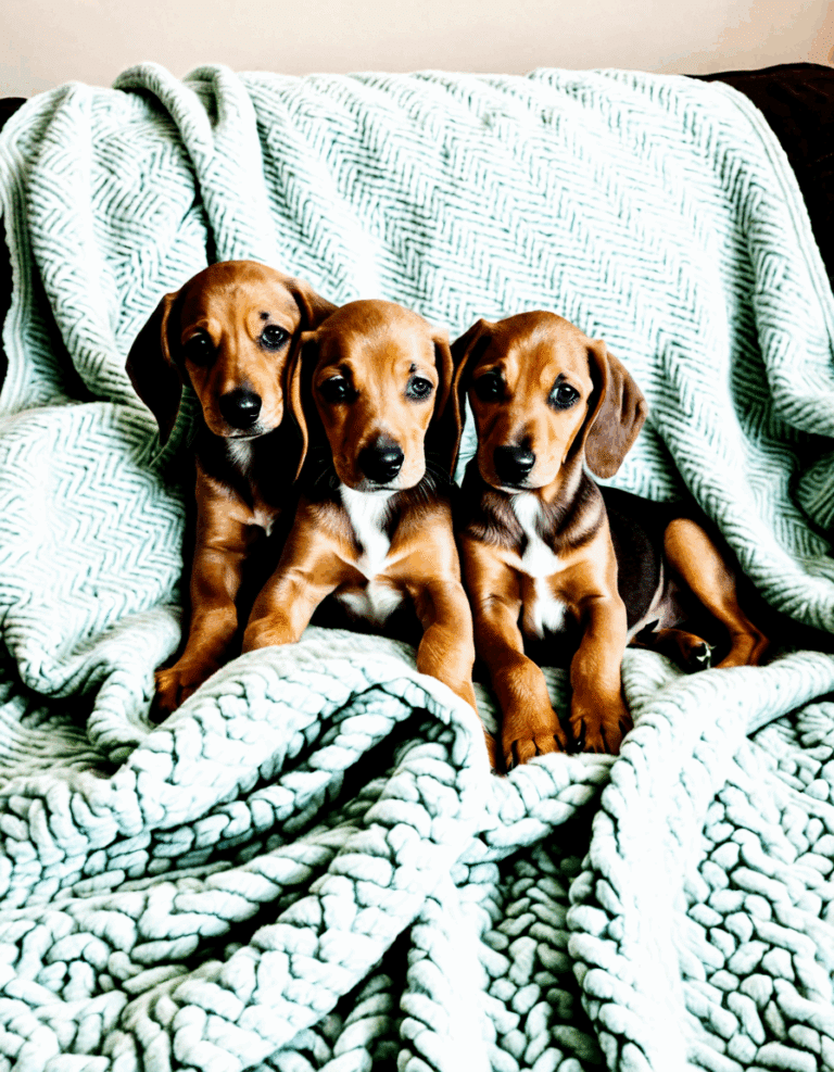 dachunds at 3 months