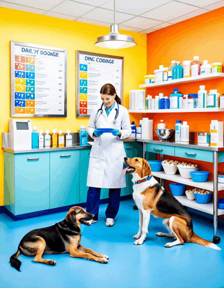 daily zinc dosage for dogs