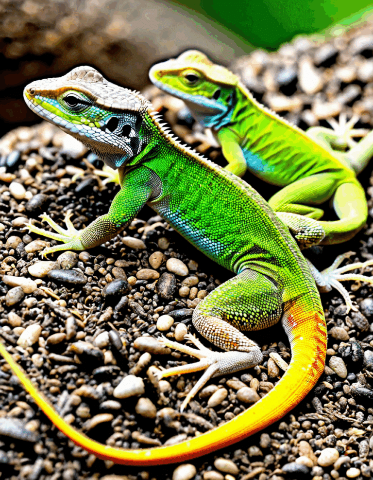 do lizards miss their babies