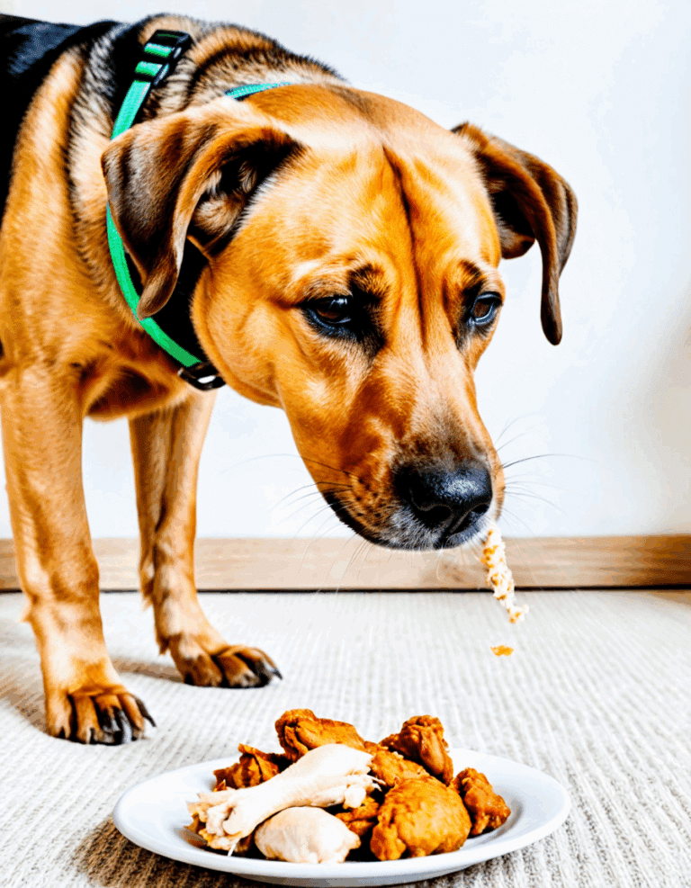dog allergic to chicken symptoms