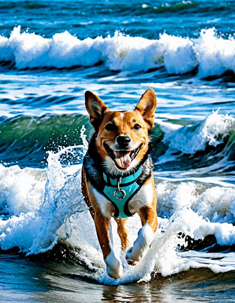 dog smiling with teeth