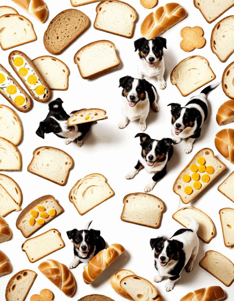 dogs and bread