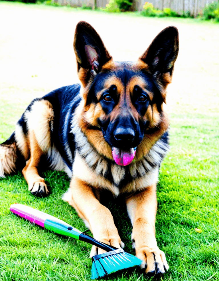 german shepherd shedding