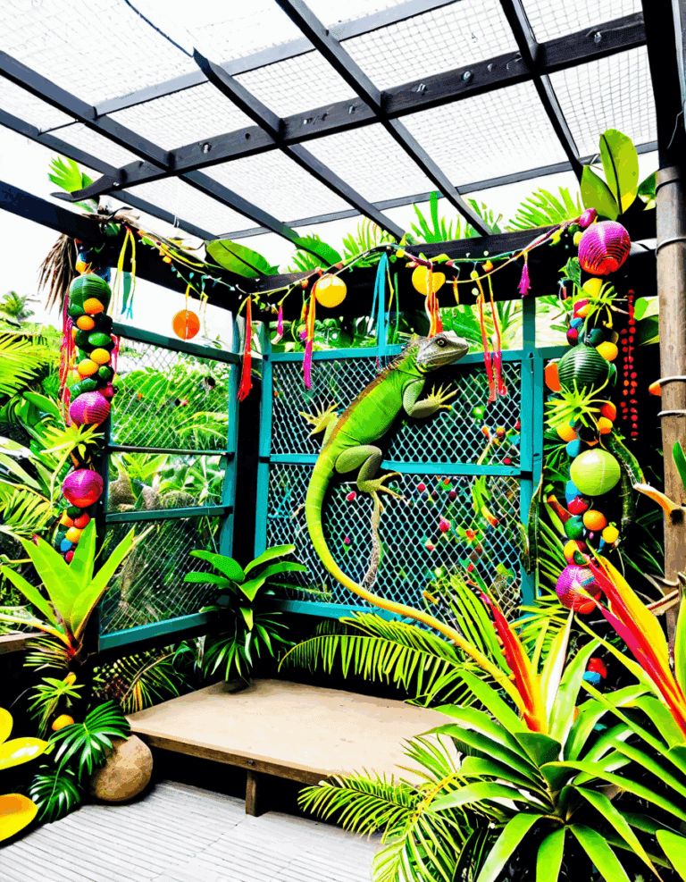 iguana enclosure