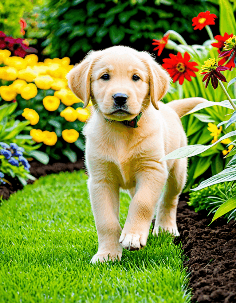 labrador golden retriever puppy