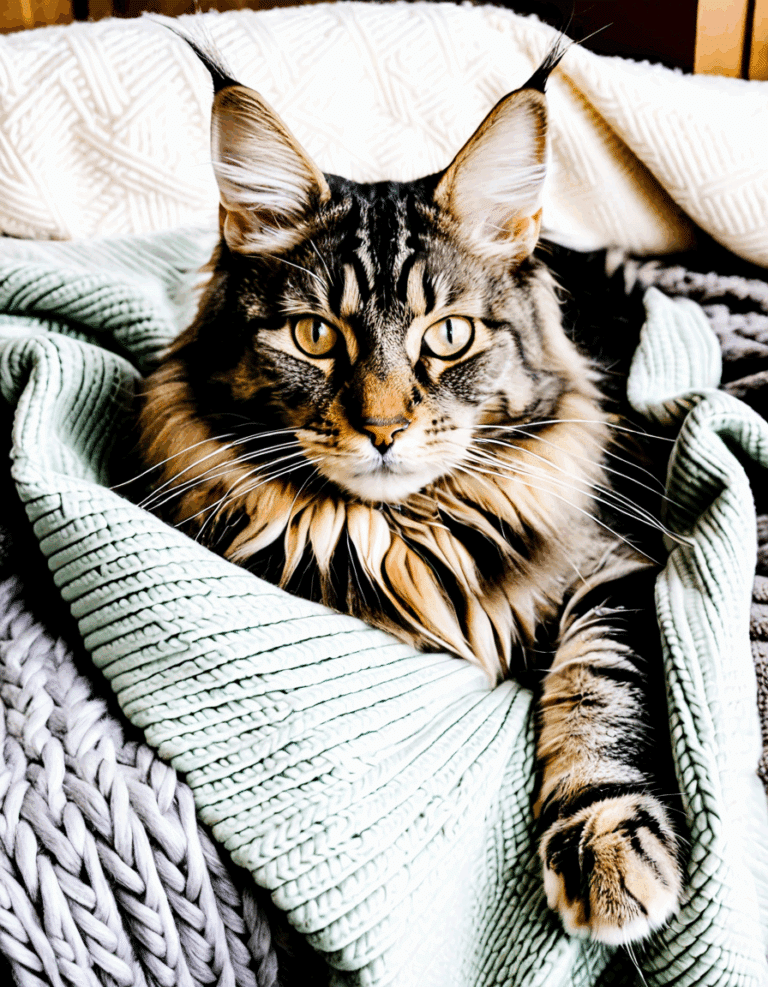 maine coon mix cat