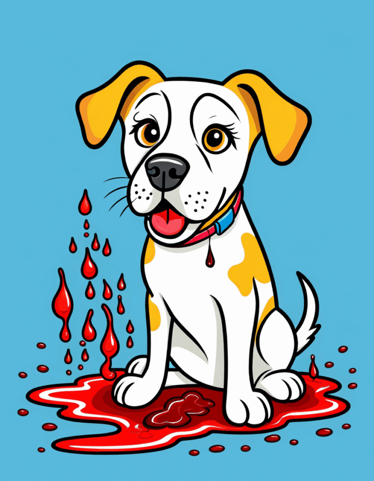my dog pooped blood