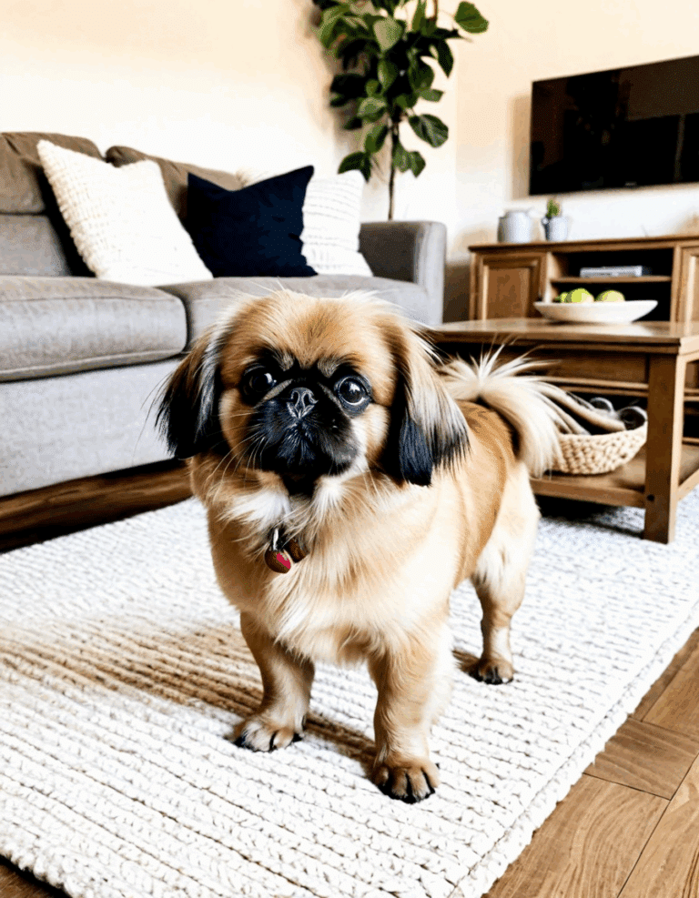 pekingese short hair