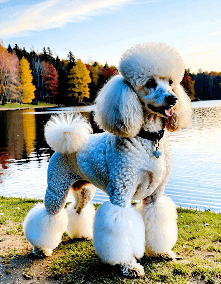 poodle colors white