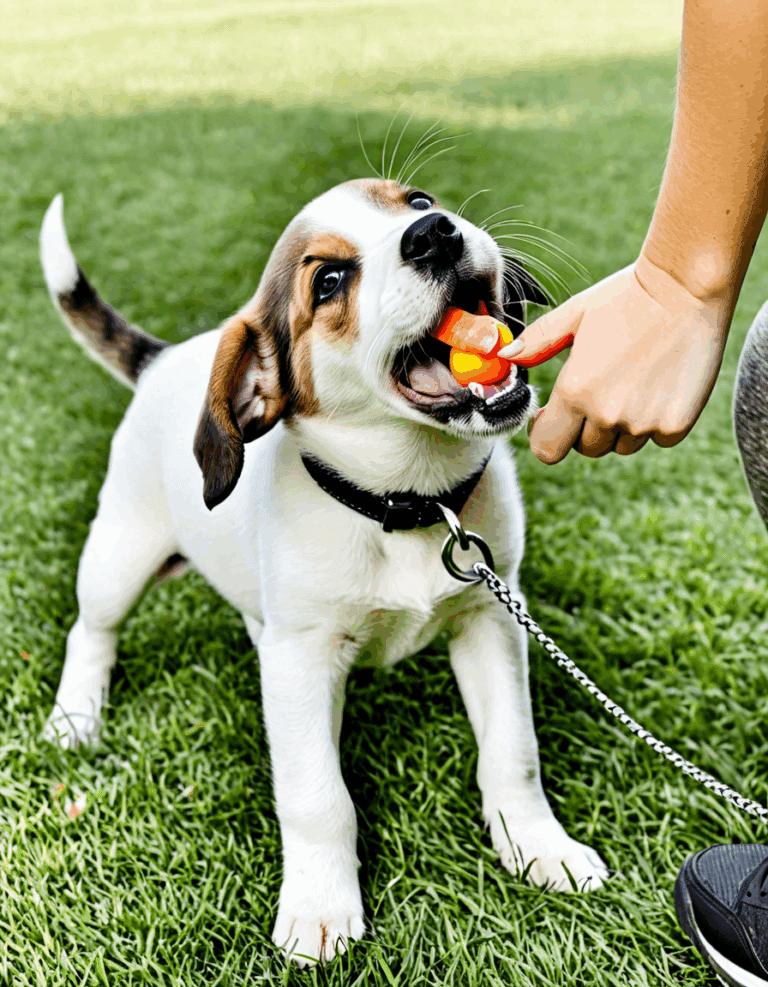 teach puppy not to bite