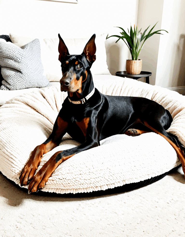 uncropped doberman