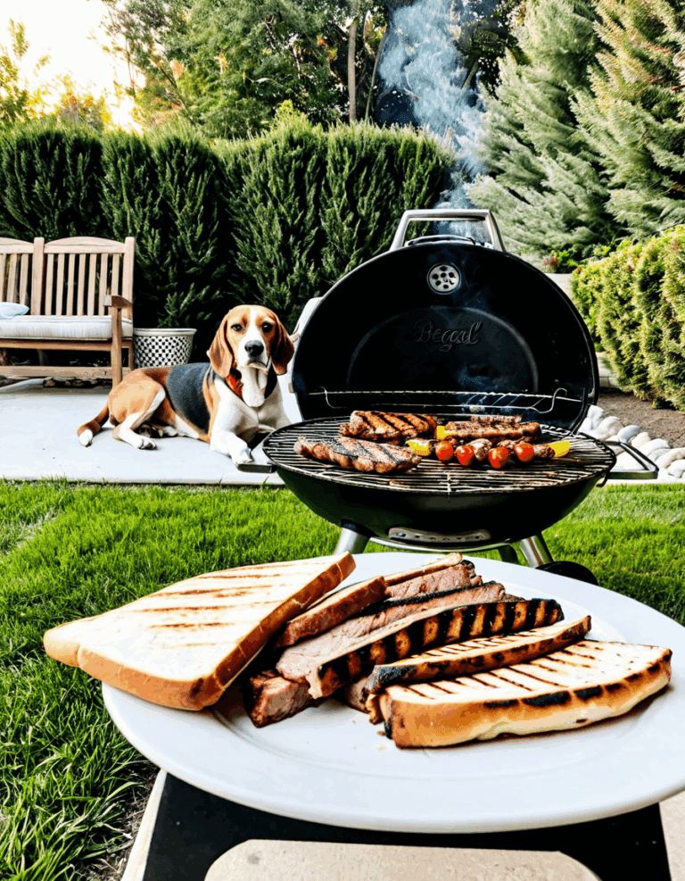 beagal with meat