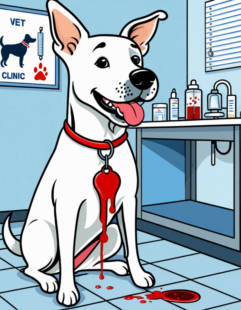 canine penile bleeding