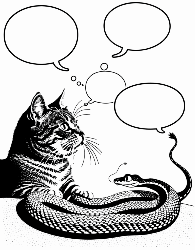 cat vs snake