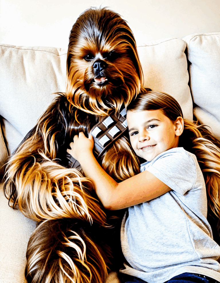 chewbacca dog