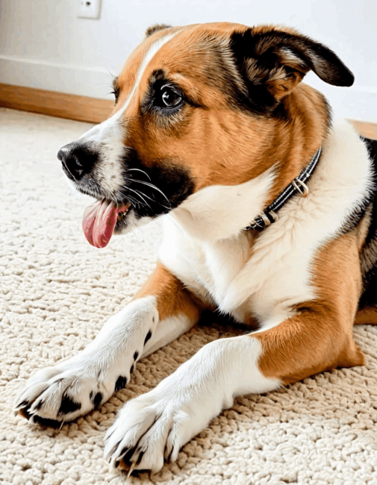 dog keeps licking paw but nothing there