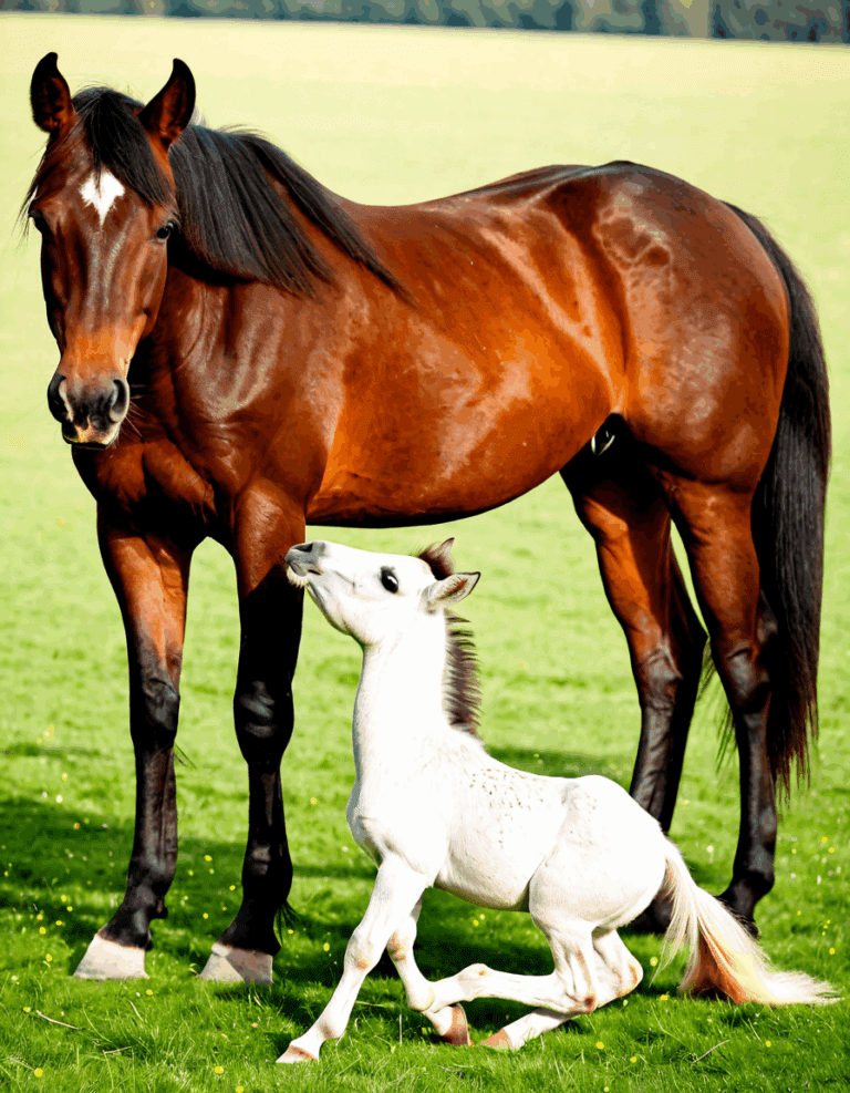 how long does a horse stay pregnant